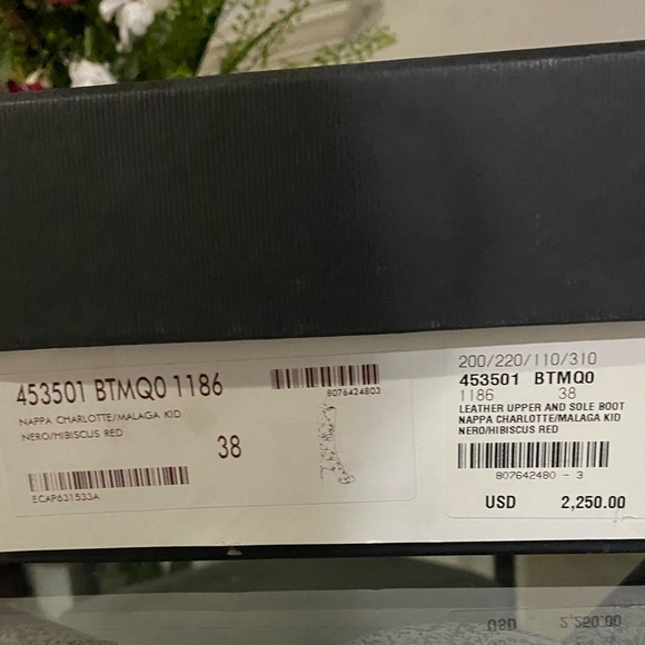 RARE AUTHENTIC WOMENS SIZE US 8 GUCCI LEATHER KINGSNAKE KNEE BOOTS - Picture 2 of 8